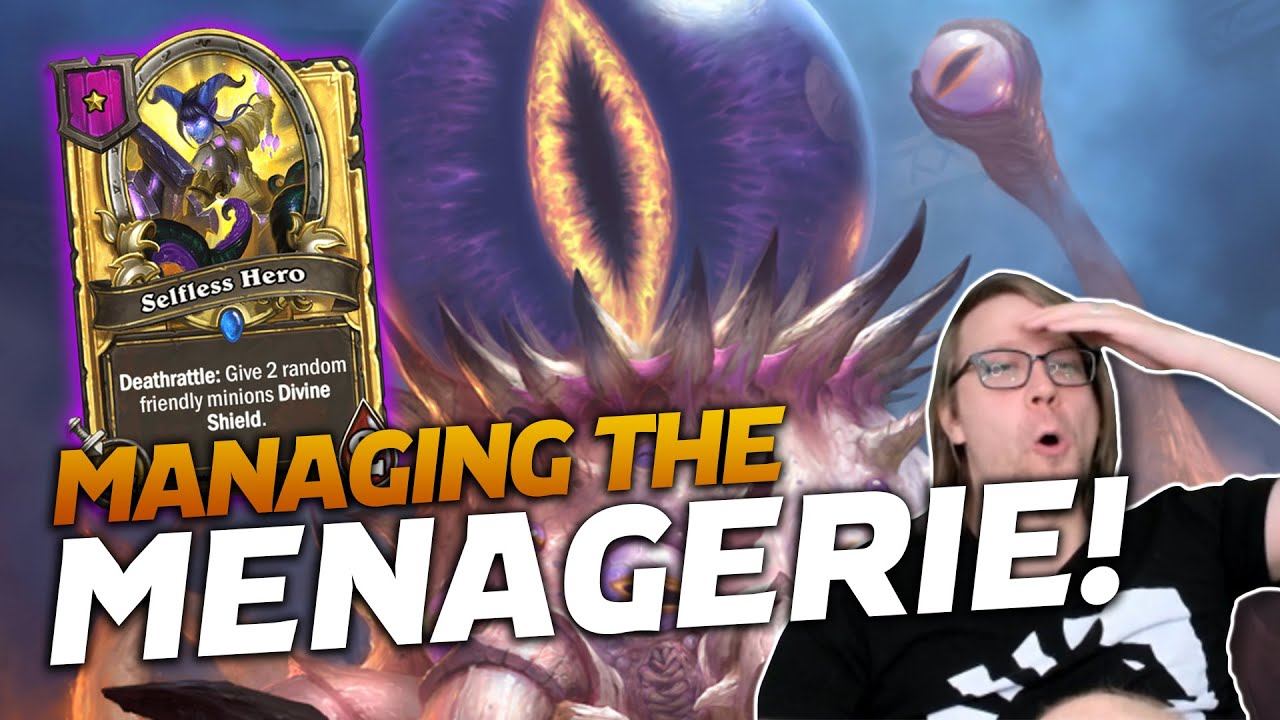 Managing The Menagerie W/ C'Thun! | Hearthstone Battlegrounds | Savjz