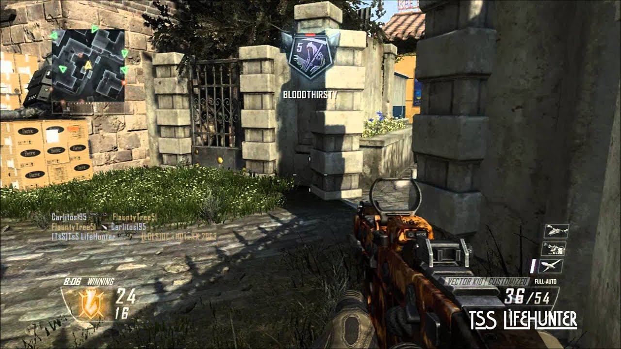 Call Of Duty Black Ops 2 : TDM on Standoff (Vector Game play) смотреть онлайн
