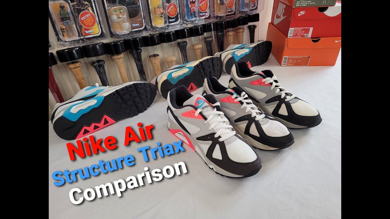 Nike Air Structure Triax Comparison 1991/2008/2021 смотреть онлайн