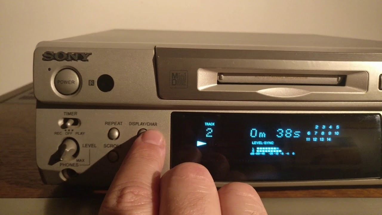 MD Recorder Sony MDS-S38 Japan 2 Optic Inputs смотреть онлайн