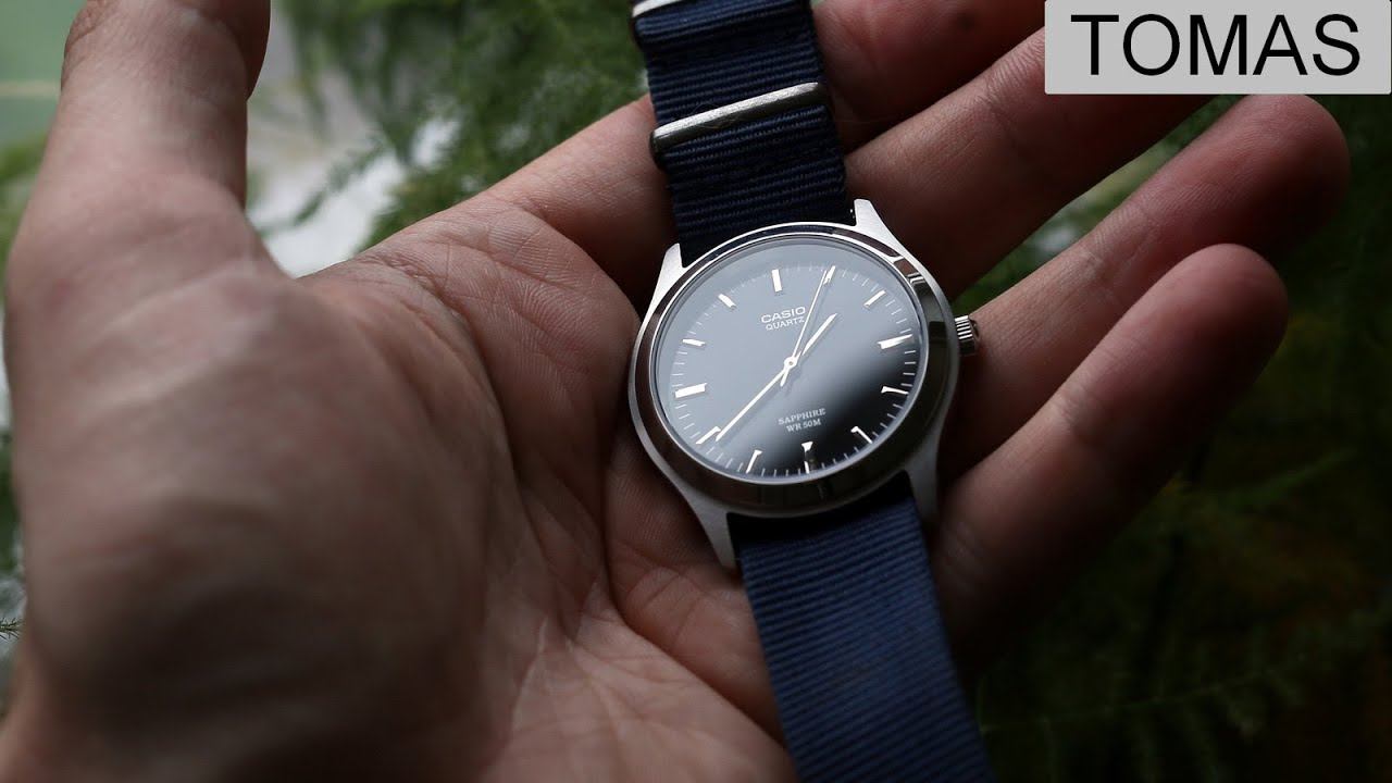 Casio MTP-1200 Custom Seconds Hand Mod. Repair. Fix. Miyota Unadjusted Movement Stem Remove.