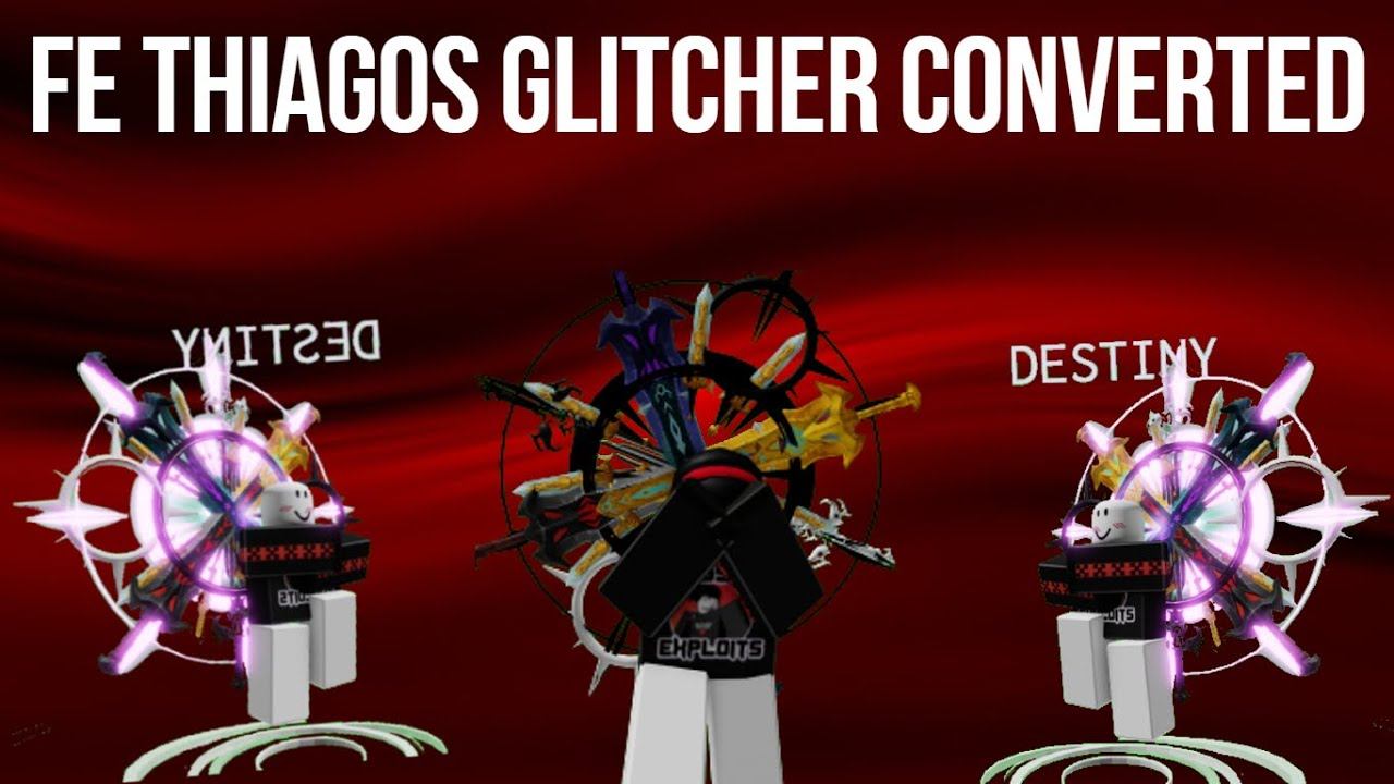 [FE] ROBLOX Thiagos Glitcher Converted | Script Showcase смотреть онлайн