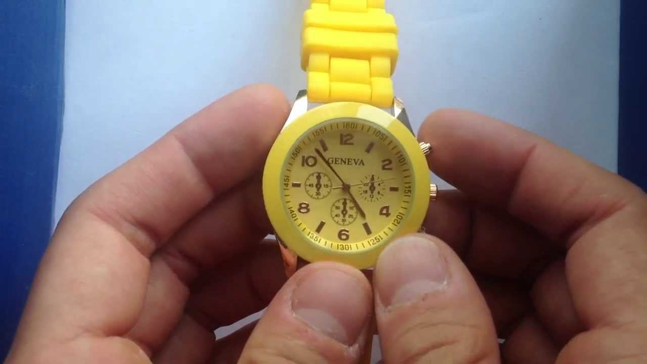 Женские часы «Geneva Yellow».. Okupi.net смотреть онлайн