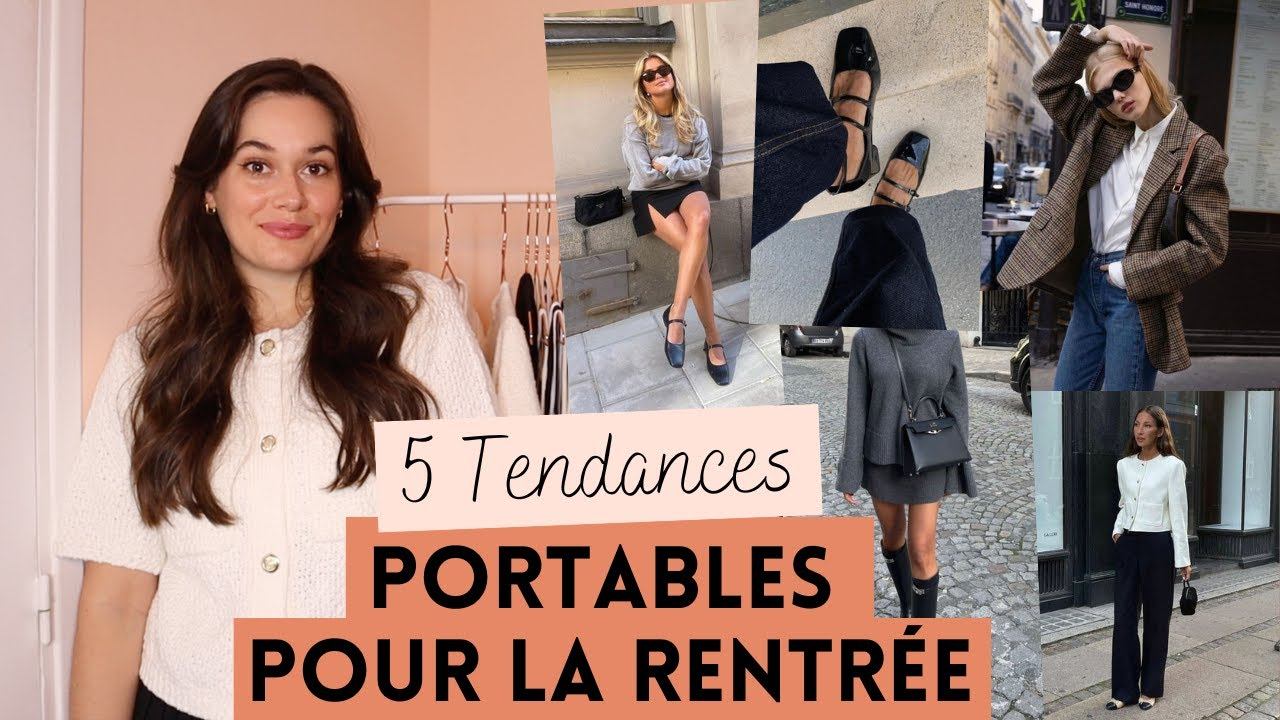 5 TENDANCES FACILES À PORTER POUR LA RENTRÉE | Tendances Rentrée 2023 | Lauriane Villa смотреть онлайн
