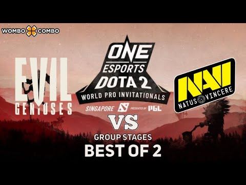 Evil Geniuses vs Navi (Bo2) GAME 1 | ONE Esports Dota 2 World Pro Invitational Singapore смотреть онлайн