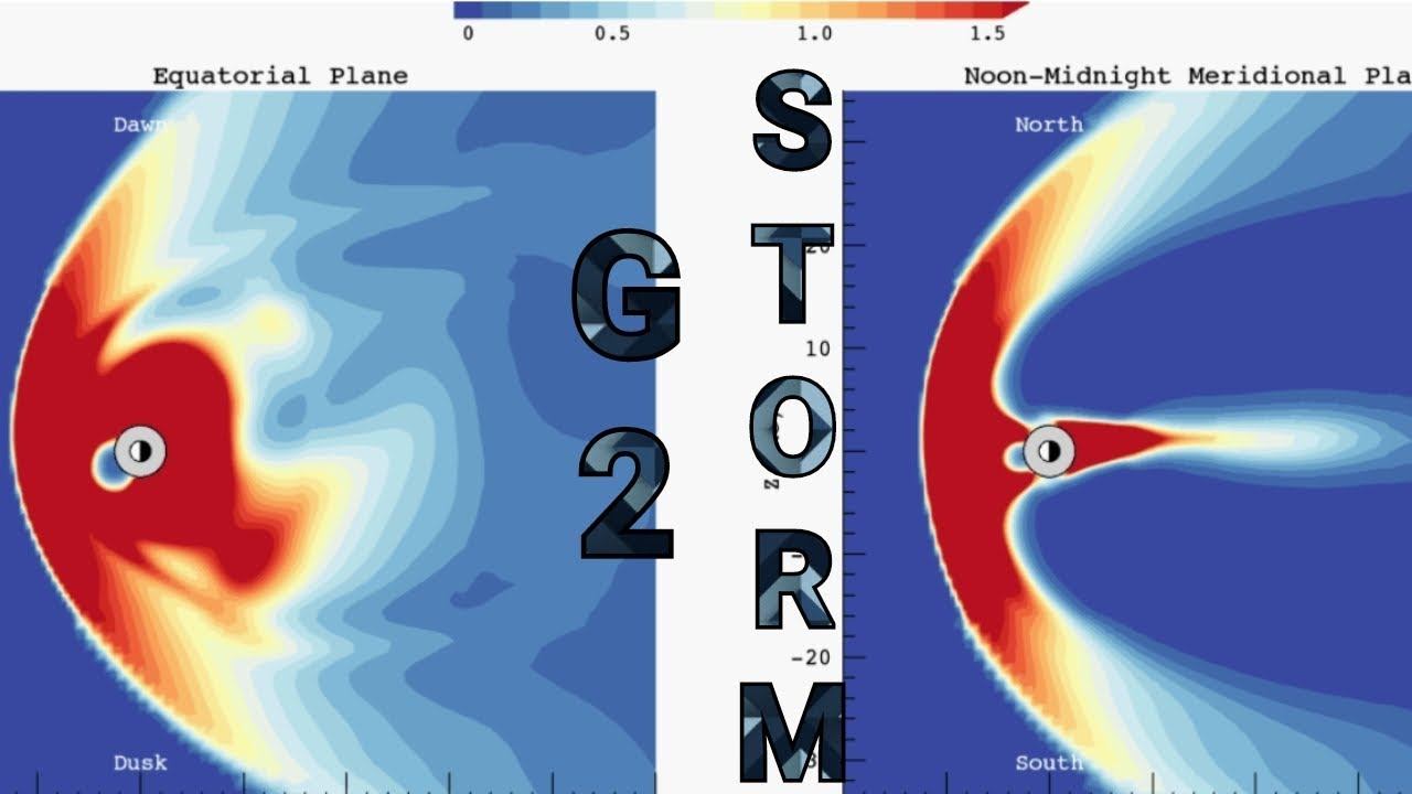 Earthquake Alert G2 Geomagnetic storm in progress. 3 Earth facing CME Back to Back to Back. смотреть онлайн