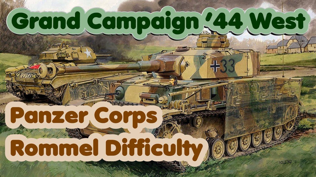 Panzer Corps West 14- Monte Cassino; Grand Campaign 44, Rommel Difficulty смотреть онлайн