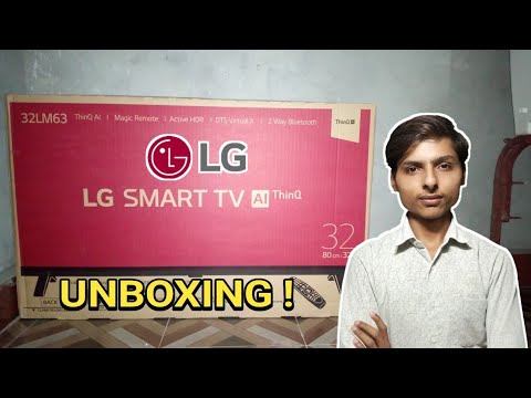 LG 32" AI THINQ SMART TV UNBOXING | WITH MAGIC REMOTE | TECHWALA смотреть онлайн