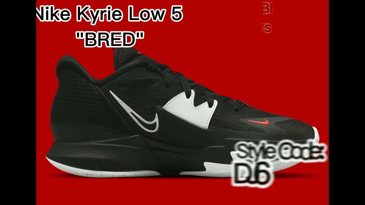 Nike Kyrie Low 5 "BRED" - Detailed Look смотреть онлайн