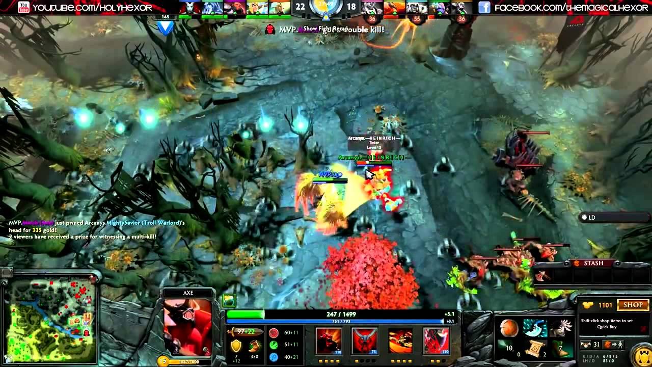 Beautiful Axe Jump by MVP March vs Arcanys Dota 2 смотреть онлайн