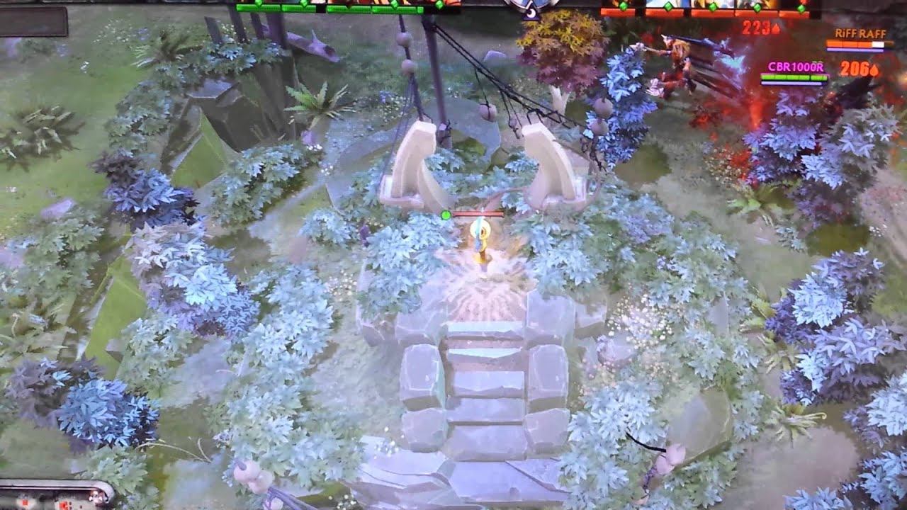 Dota 2- pudge getting owned in the tower смотреть онлайн