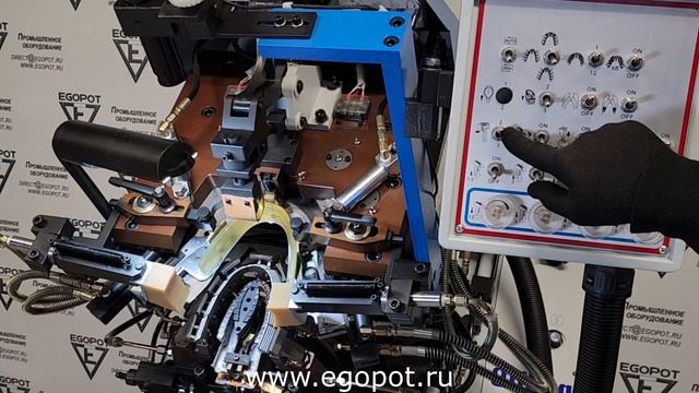 QF-K737MA Машина для затяжки носка с электронной панелью смотреть онлайн