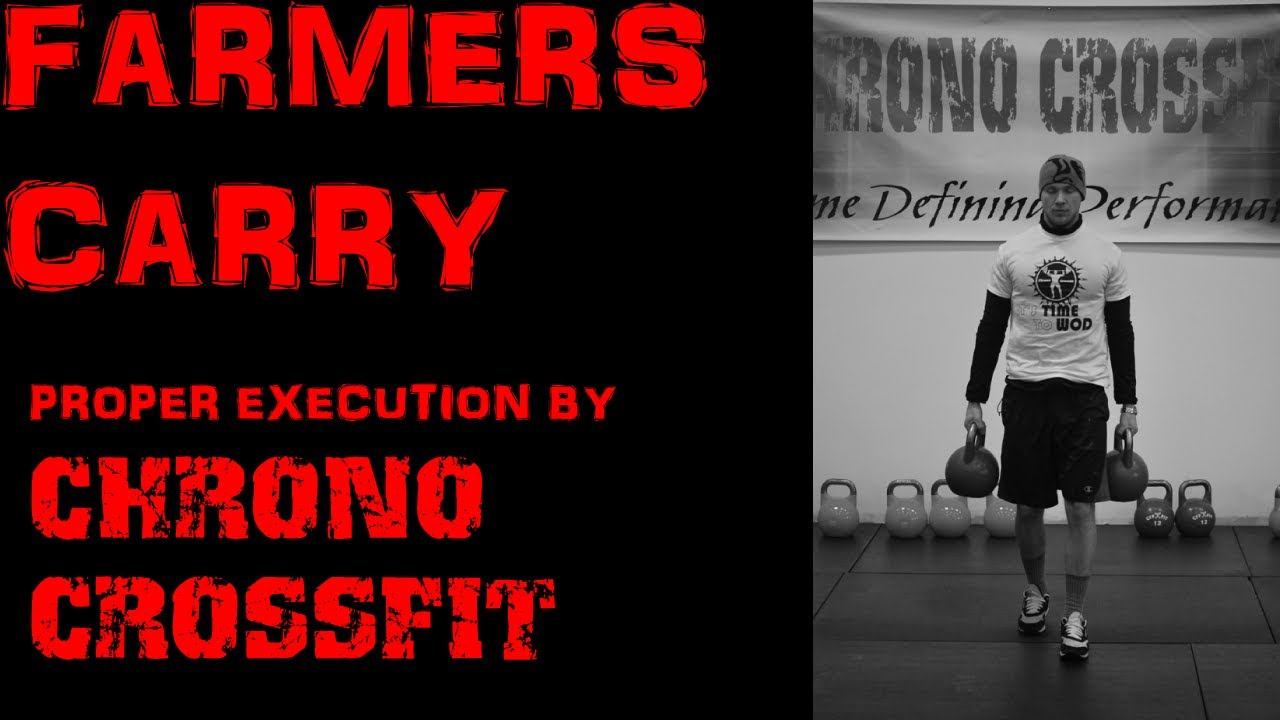 CrossFit Farmers Carry- Demonstrated by Chrono CrossFit смотреть онлайн