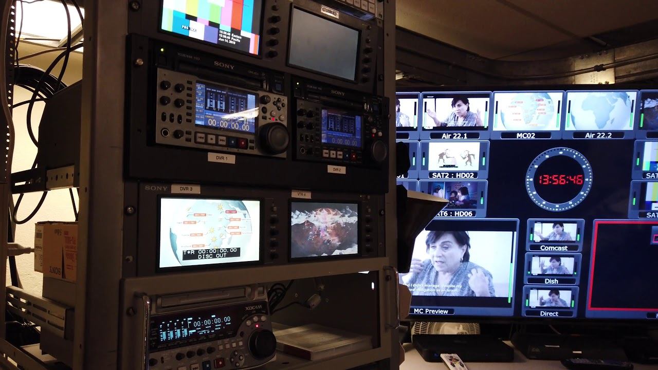 KRWG TV Station Master Control Room Tour смотреть онлайн