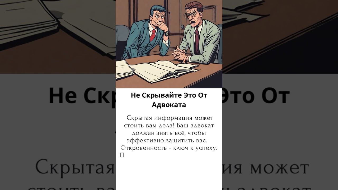 "Не Скрывайте Это От Адвоката: Ваш Юридический Успех" смотреть онлайн