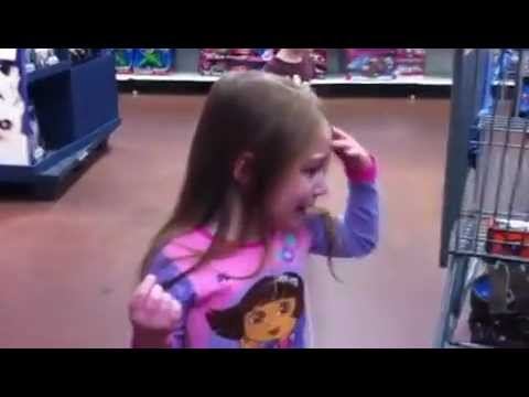 Spoiled Kids In Walmart.  Epic Temper Tantrum.  Self Control Fail.  Total Mayhem Rotten Little Brat