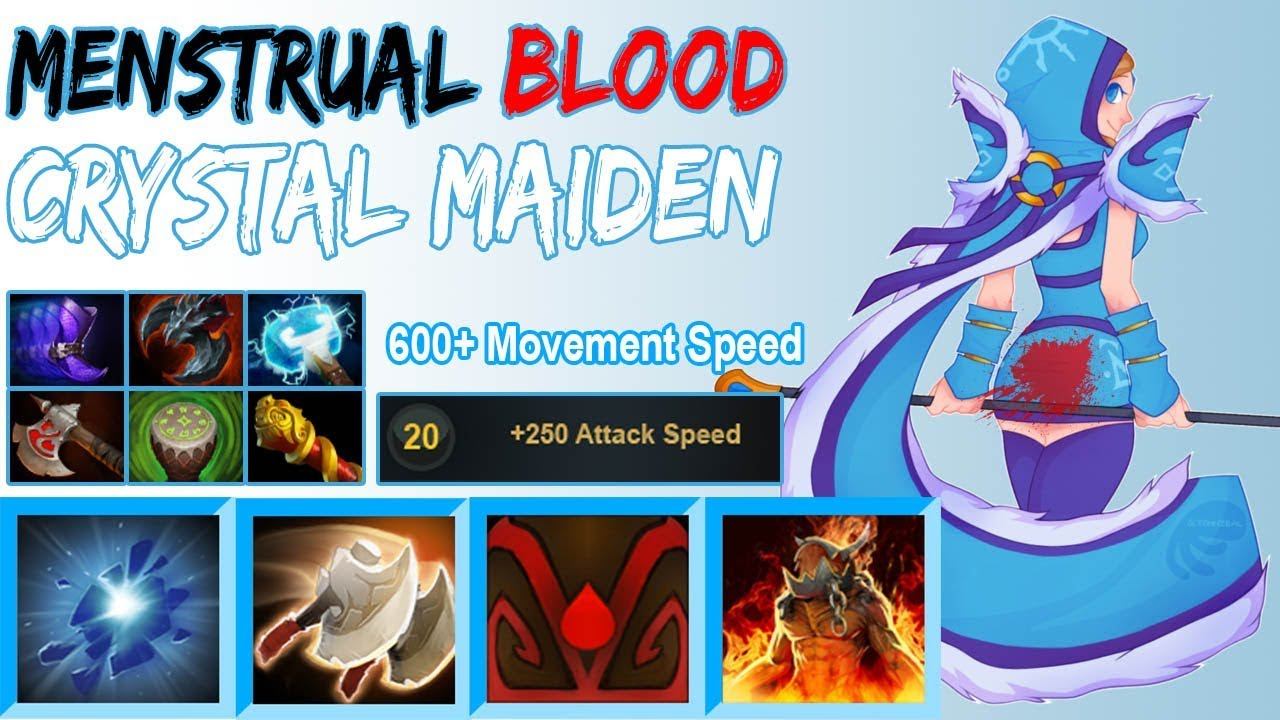 Menstrual Blood Crystal Maiden - Ultra Attack and Movement Speed - Dota 2 Ability Draft смотреть онлайн