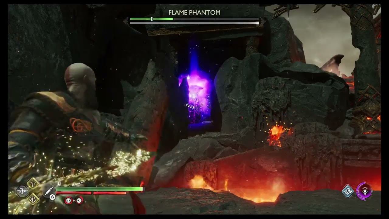 God of War Ragnarok Boss Fight - Kratos vs Flame Phantom смотреть онлайн