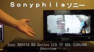 Sony BRAVIA BX Series LCD TV KDL-22BX300 | Overview