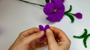 Цветы из синельной проволоки