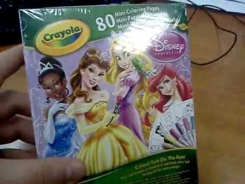 04-5055 crayola Мини-раскраска "Принцессы" Crayola смотреть онлайн