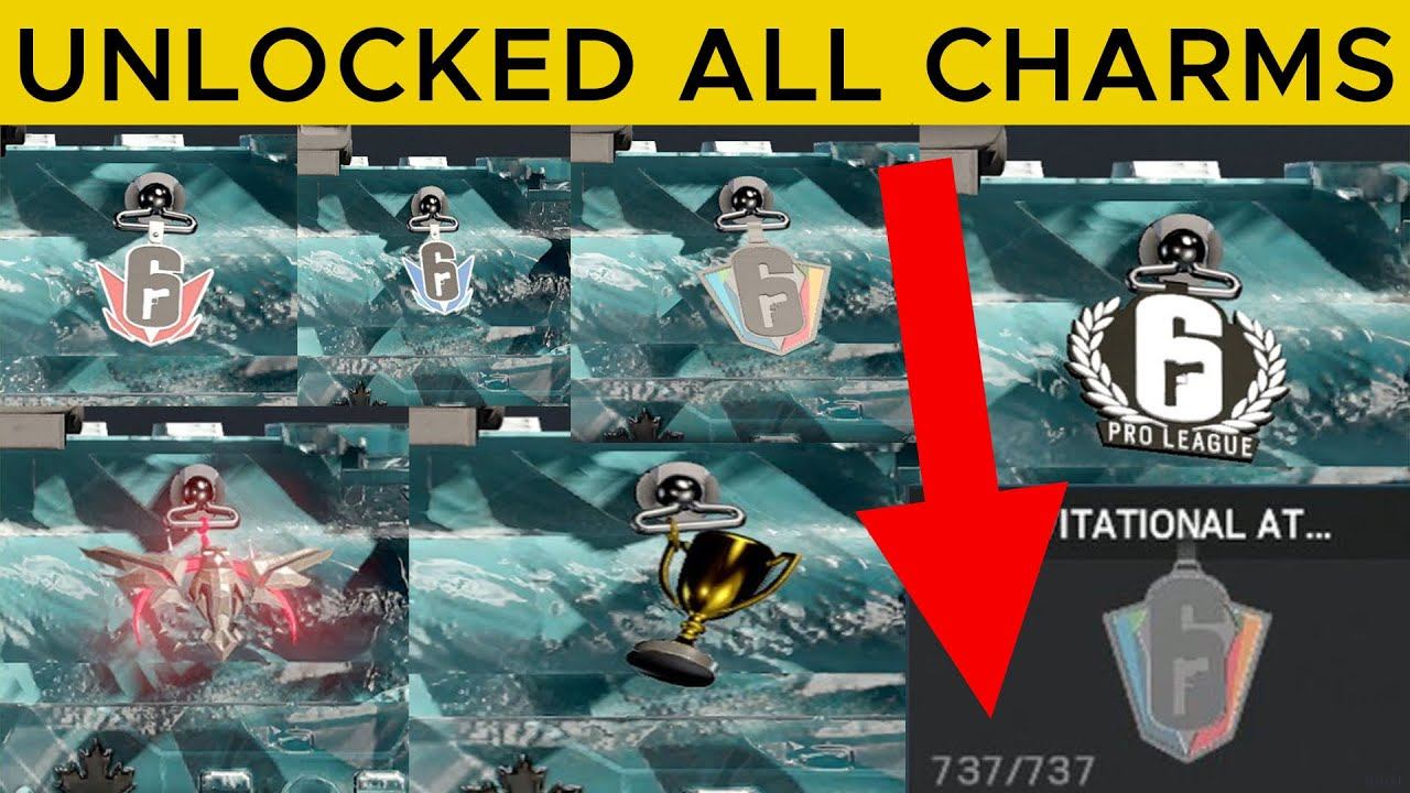 Champion Charm + 7️⃣3️⃣7️⃣ CHARMS + GO4 Charm,Streamers Charms + NEW *RARE* Charms Rainbow Six Sieg смотреть онлайн