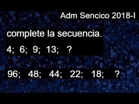 Secuencia de números, que número continua en la sucesión смотреть онлайн