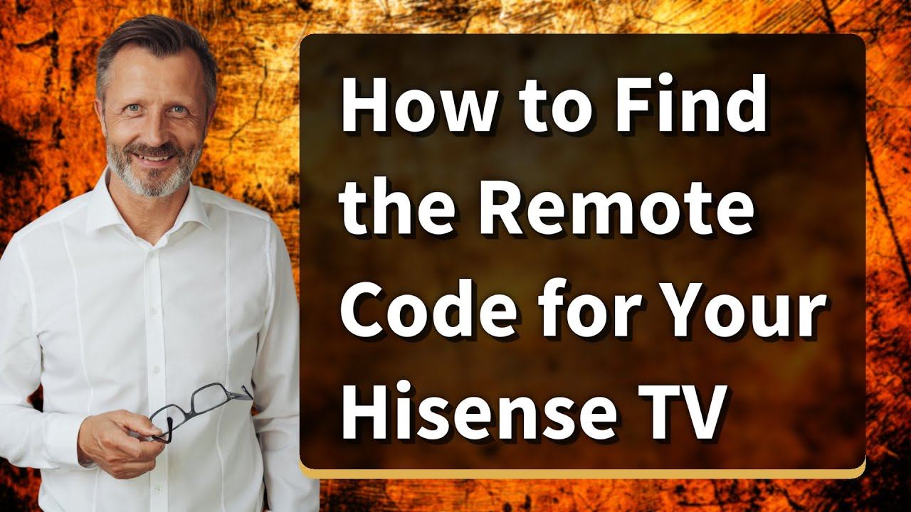 How to Find the Remote Code for Your Hisense TV смотреть онлайн