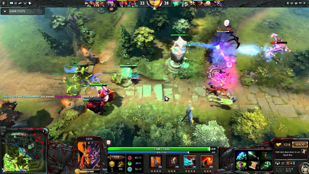 Dota 2 plays: Living life on the edge with LION! смотреть онлайн