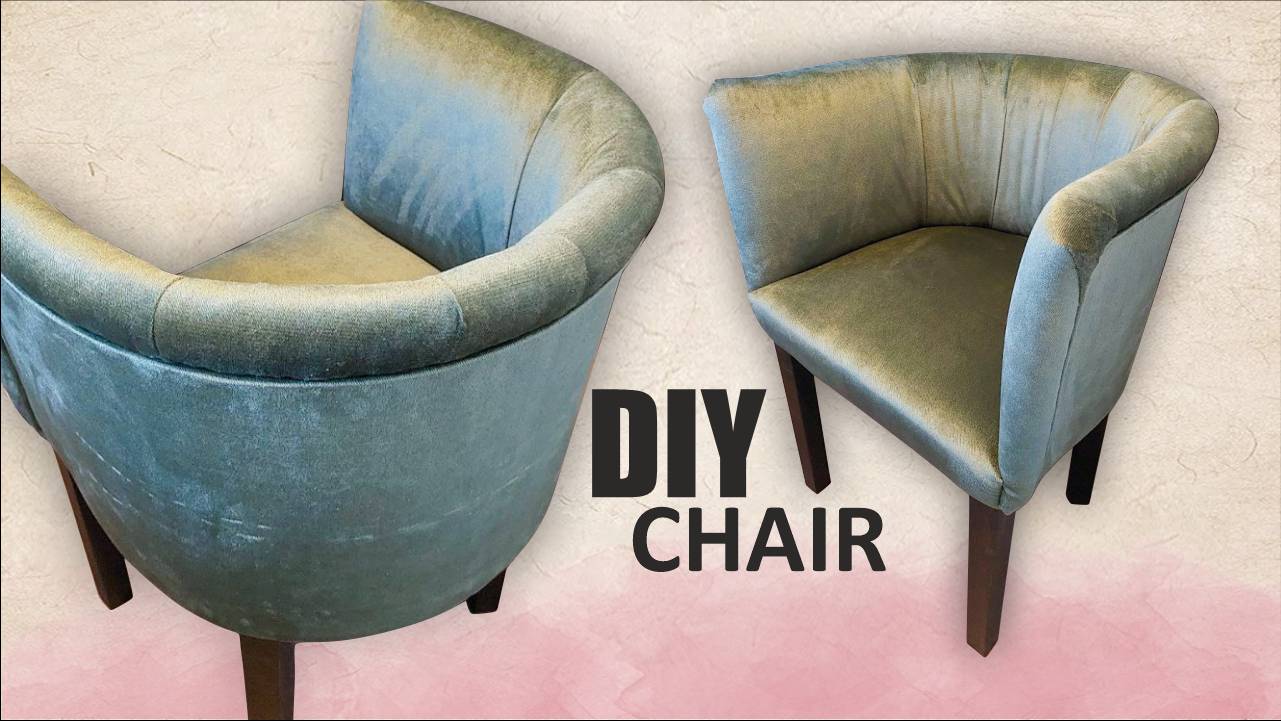 Мягкий стул из гнутоклееной фанеры в процессе работы DIY Chair мебель своими руками
