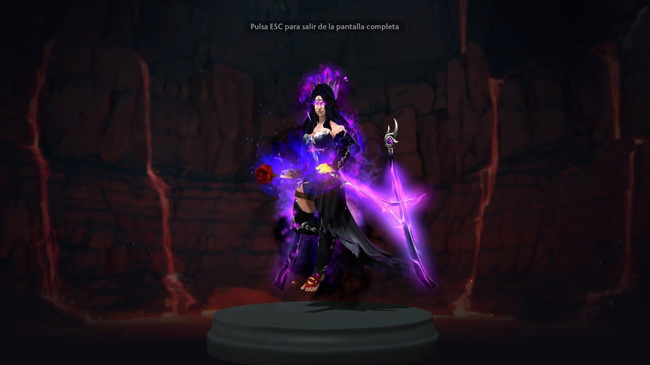 Dota 2 Mods SKIN DARK LINA смотреть онлайн