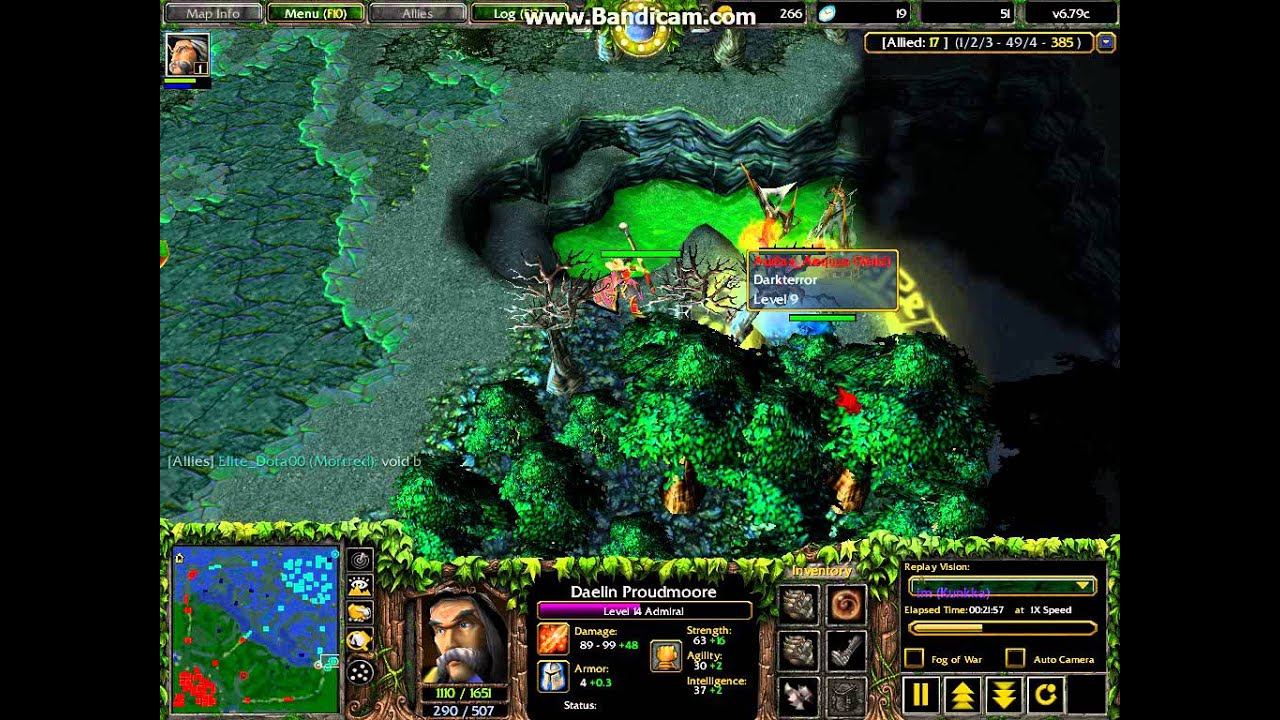 DotA- My Team Deaths + Enemy Kills (New Replay) смотреть онлайн