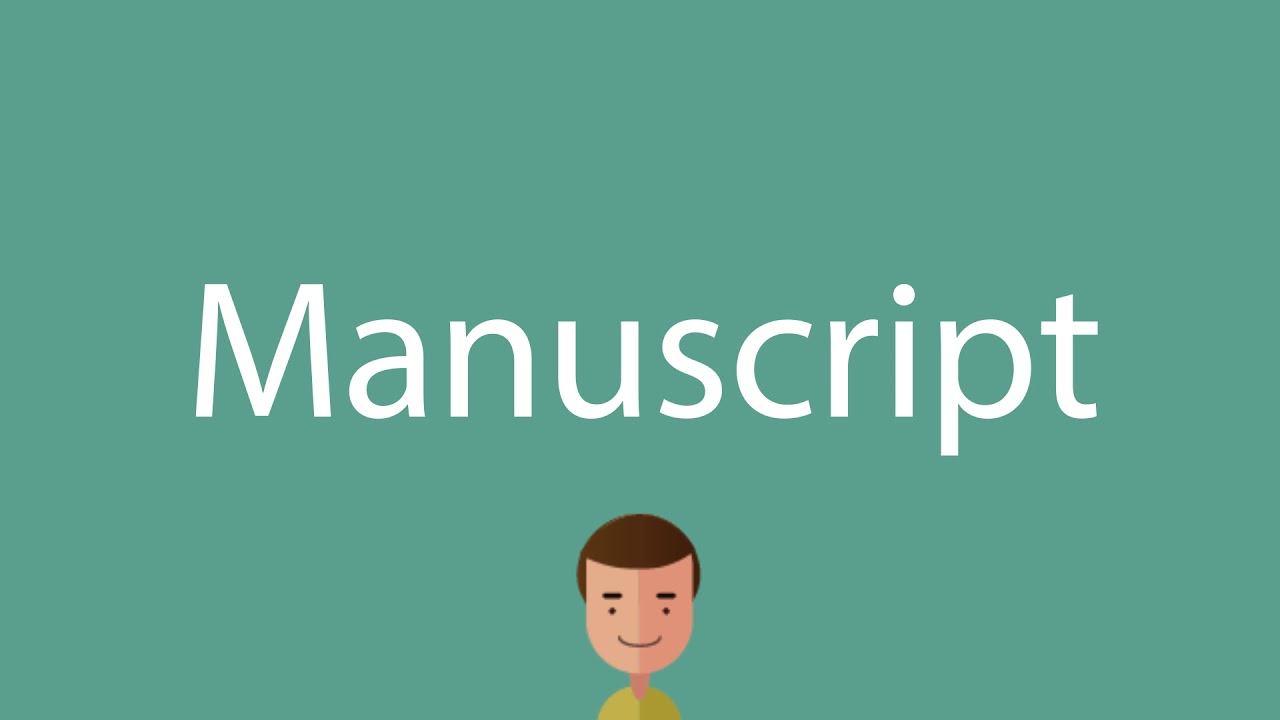 Manuscript pronunciation смотреть онлайн
