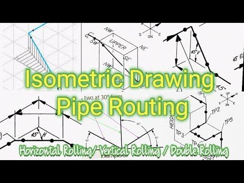 piping Isometric Drawing/ piping Routing/ Pipe Rolling смотреть онлайн