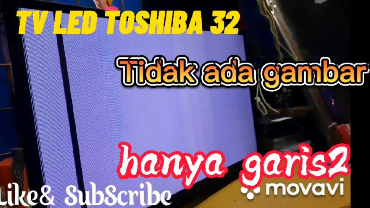cara memperbaiki tv led toshiba tidak ada gambar, layar bergaris garis смотреть онлайн