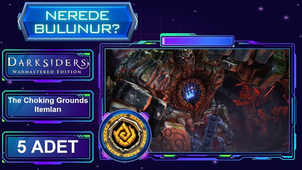 NEREDE BULUNUR? Darksiders: Warmastered Edition The Choking Grounds Tüm Item'lar смотреть онлайн