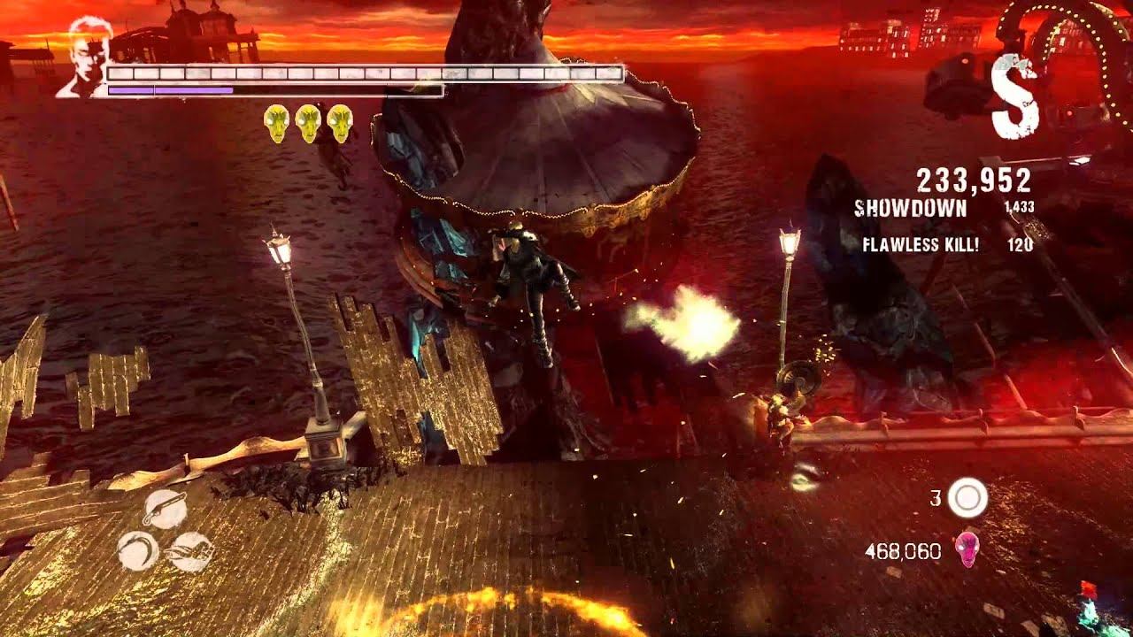 DmC Devil May Cry - Mission 1 - Hell and Hell / No Damage / SSS Rank смотреть онлайн