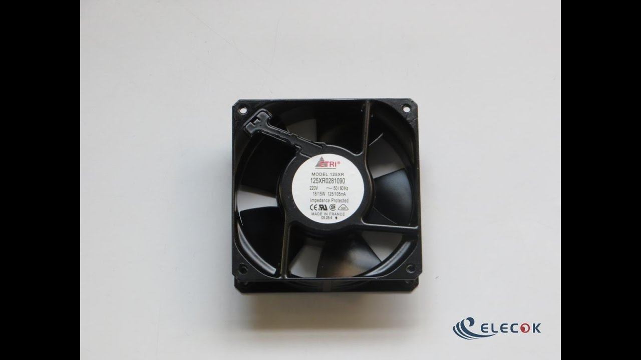 125XR0281090 220V 0.125/0.105A 18/15W Cooling Fan смотреть онлайн