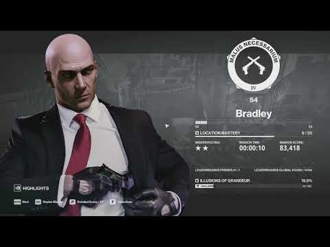 Hitman 2 Speedrun - ILLUSIONS OF GRANDEUR (master) in 10 seconds смотреть онлайн