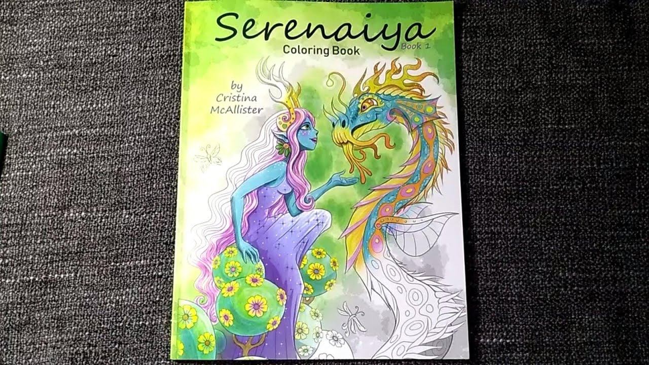 Обзор на раскраску Serenaiya I Serenaiya flipthrough смотреть онлайн