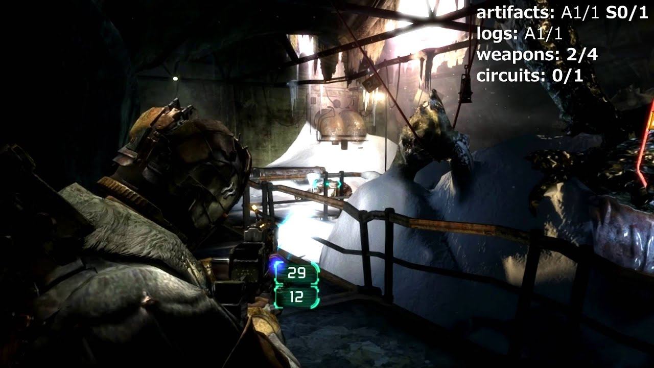 Dead Space 3 Chapter 10 - Artifacts, Audio Log, Weapon Parts & Circuits - All Collectibles смотреть онлайн