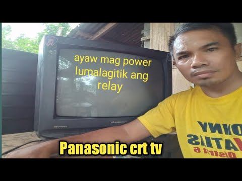 Panasonic crt tv, lumalagitik ang relay ayaw mag power | Larry tech PH смотреть онлайн