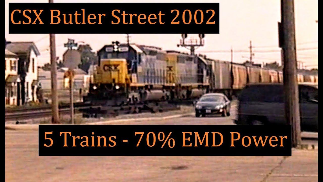 Evening In Hamilton - 5 CSX Trains [w/ scanner chat] - June 2002 смотреть онлайн