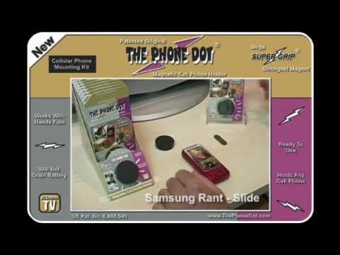 How to Use The Phone Dot - Cell Phone Holder with the Samsung Rant Slide. смотреть онлайн