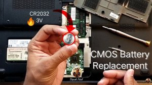 Laptop CMOS Battery Replacement | BIOS Battery Replacement | HP Pavilion DV6 |#laptop #cmos