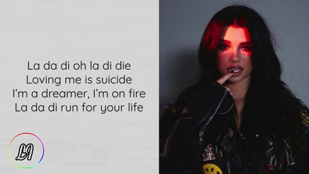 La di die by Nessa Barrett ft. Jxdn lyrics смотреть онлайн