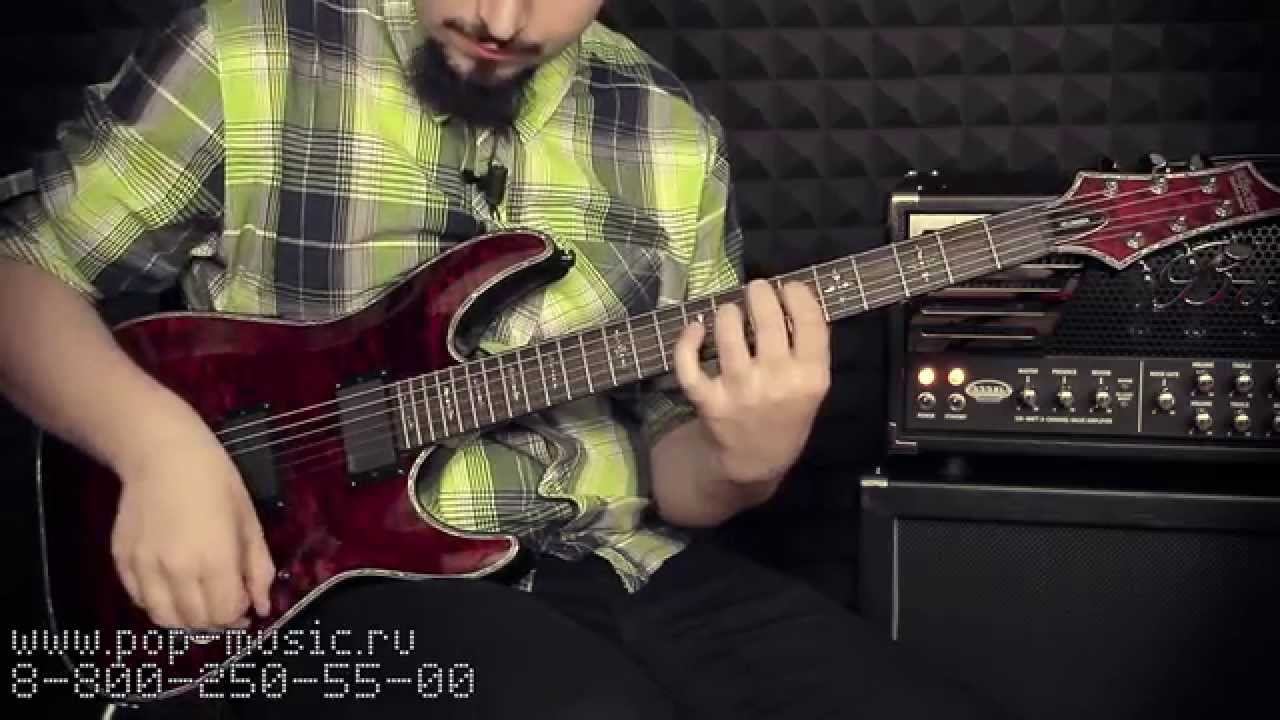 SCHECTER HELLRAISER C-1 - электрогитара для тяжелой музыки смотреть онлайн