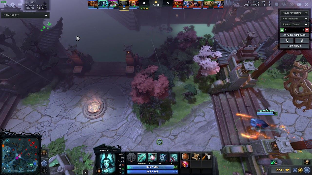 Dota 2: Phantom Assassin Gamplay (Crusader 1 Q_Q) смотреть онлайн