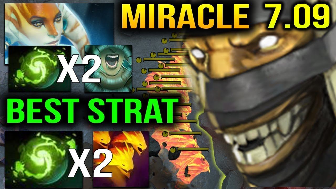 MIRACLE New Supporter's Life 7.09 - BEST STRAT WITH GH's NAGA Dota 2 смотреть онлайн
