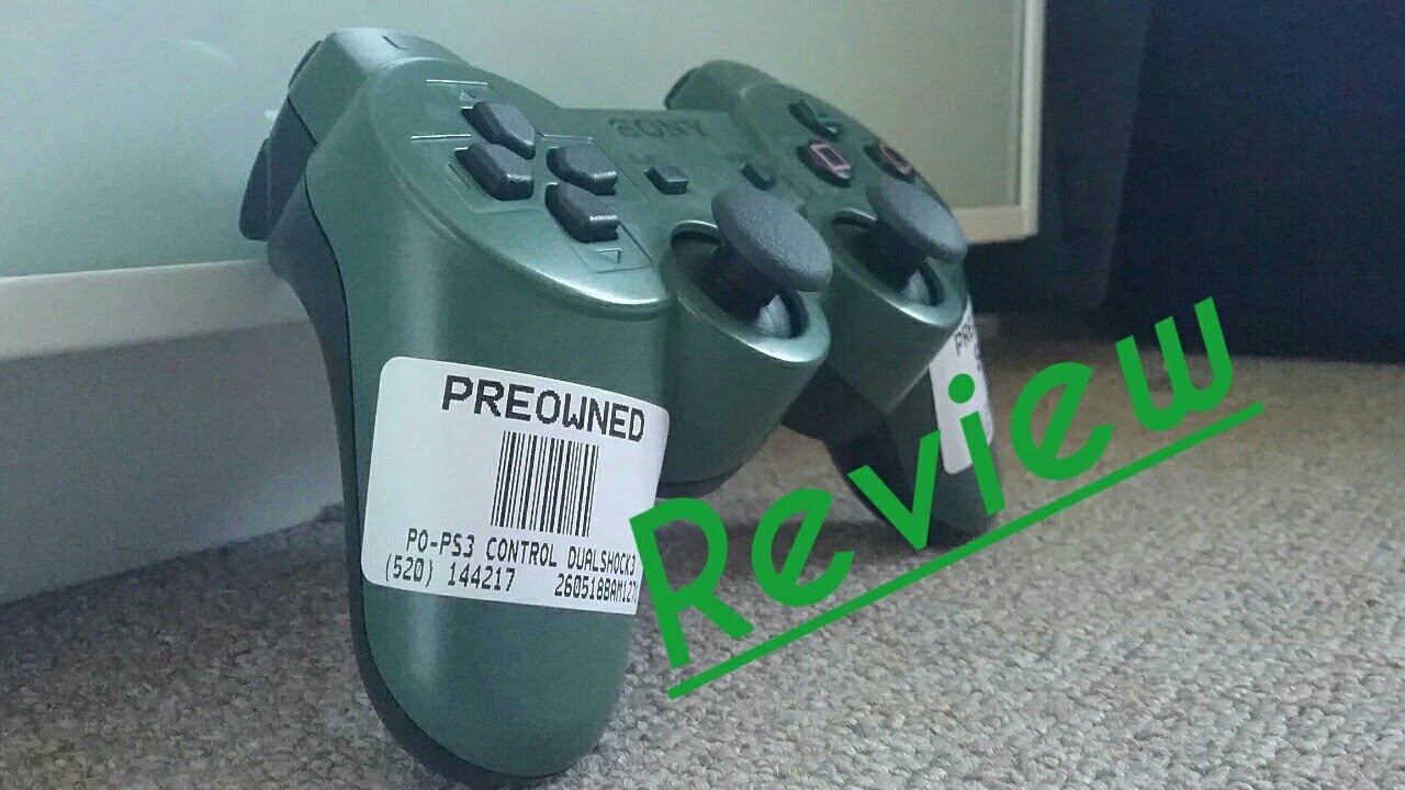 PS3 Dualshock 3 jungle green controller review смотреть онлайн